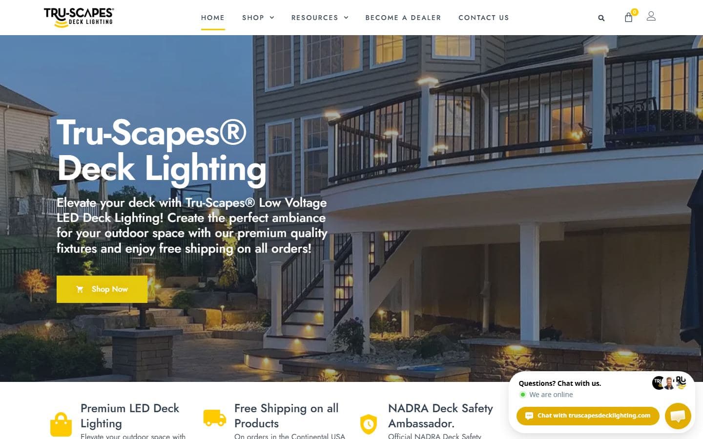 Truscapes Deck Lighting