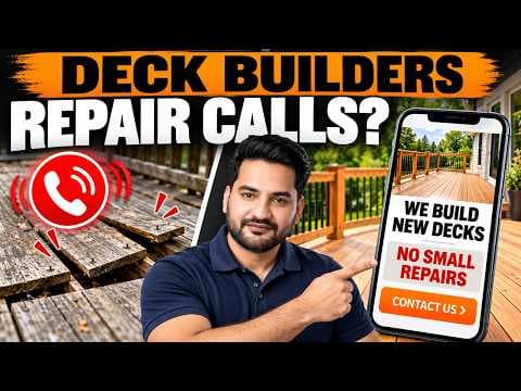Getting Small Deck Repair Calls Check Your Website (2026)